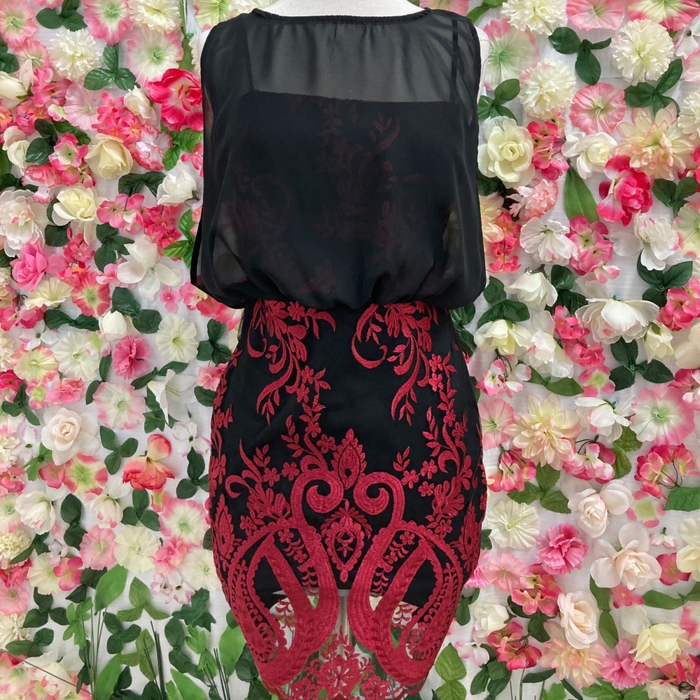 Black and Red dress for Women